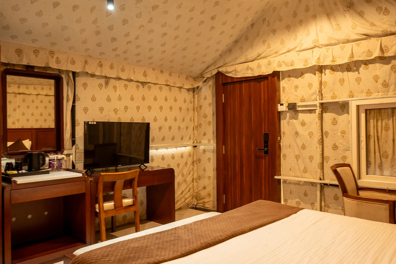 Tent interior